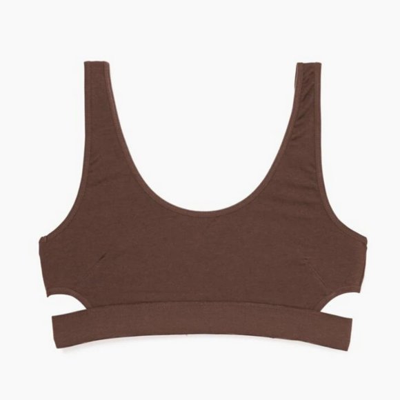 NWT Richer Poorer Scoop Cutout Bralette Java - Picture 1 of 3